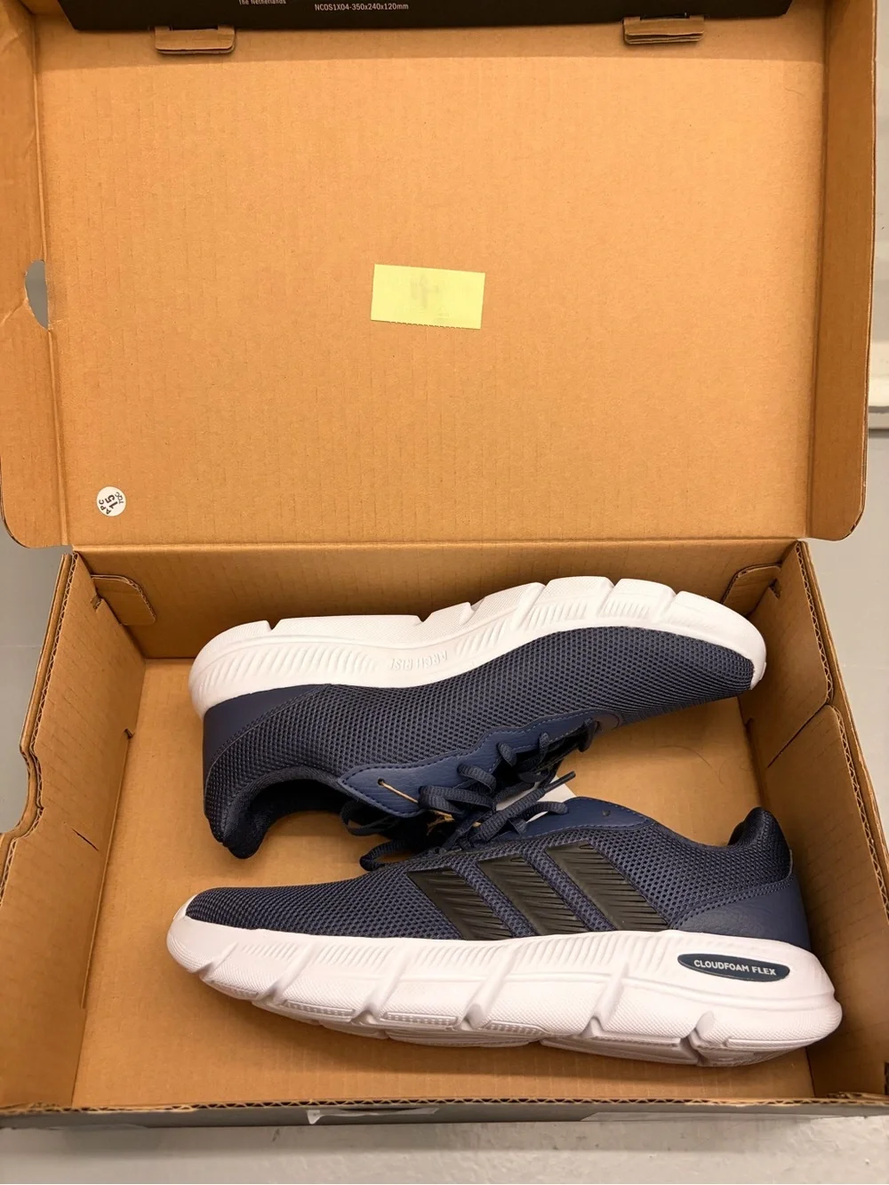 NIB adidas Men’s Cloudfoam Flex Laces Running Shoes - Size 9